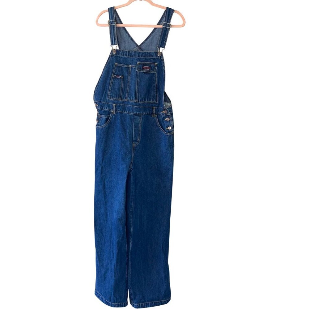 World Standard Lifo Mens Overalls Size Large Blue Denim Carpenter Workwear